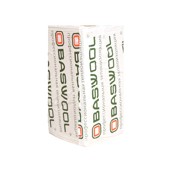 Утеплитель BASWOOL 80 - Вент 1200х600х100 мм, 3 шт. уп