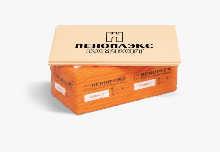 Экструдированный пенополистирол Пеноплэкс Комфорт 1185х585х20 мм, 20 шт. уп