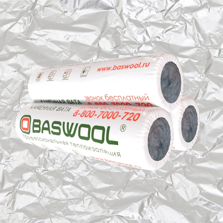 Мат прошивной BASWOOL  МП-100 ГОСТ 21880-2011 3000х1200х60 мм