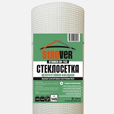 Сетка фасадная армирующая STROVER SR-145, 1х50м2, 1800Н (30рул)